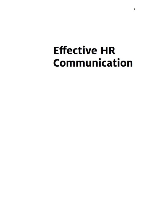 Effective HR Communication